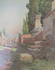 Strada Dei Sepolcri In Pompeii - Pierre Vignal
