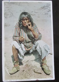 Moki Indian Cigarette Smoker