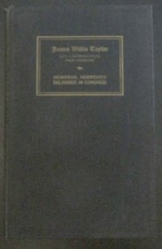 Congressman James Willis Taylor Memorial Address