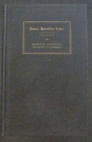 Congressman James Hamilton Lewis Memorial Address