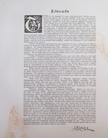 Tribute To President Abraham Lincoln