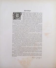 Tribute To President Chester A. Arthur