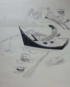 Albert Aquino (American) Out of the Boat