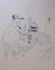 Albert Aquino (American) Weighing the Catch