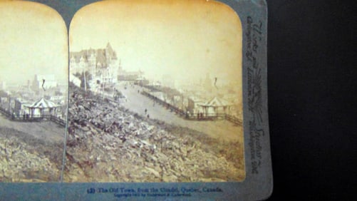 The Old Town From the Citadel Quebec Canada