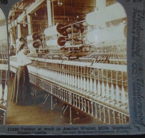 Twister At Work Assobat Woolen Mills Maynard Mass
