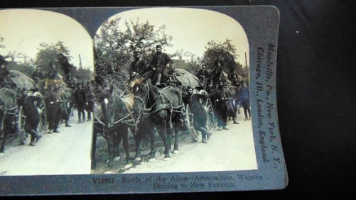 Battle of the Aisne - Ammunition Wagons