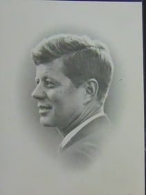 John F Kennedy Mourning Card with Picture