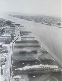 Passenger Ships Mooring At The Hudson River