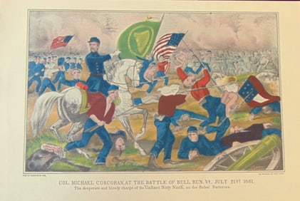 Col. Michael Corcoran at the Battle of Bull Run VA
