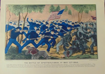 The Battle of Spottsylvania, VA May 12th 1864