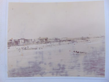 Beach View From Ocean Asbury Park New Jersey 1910