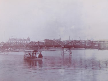 Crossing Bridge - Asbury Park New Jersey 1910