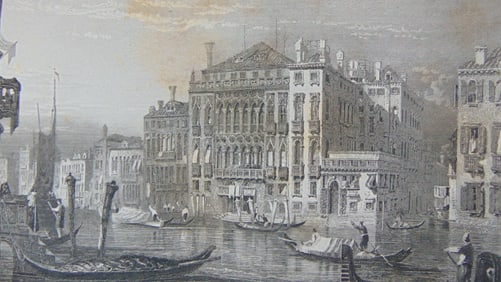 Early Engraving of Titan's House Italy