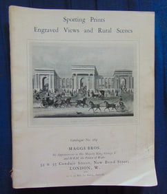 Sporting Prints - Maggs Brothers Catalogue 1933