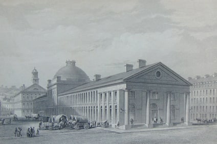View of the Market House - Faneuil Hall 1826