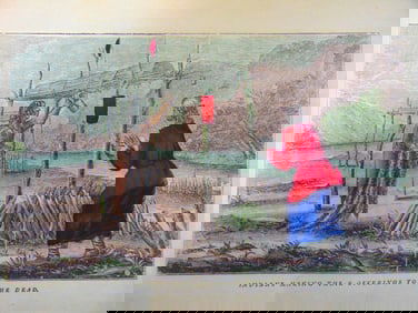 Indians Making Their Offerings to the Dead