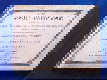 The Social Singing Book - William Bradbury 1844