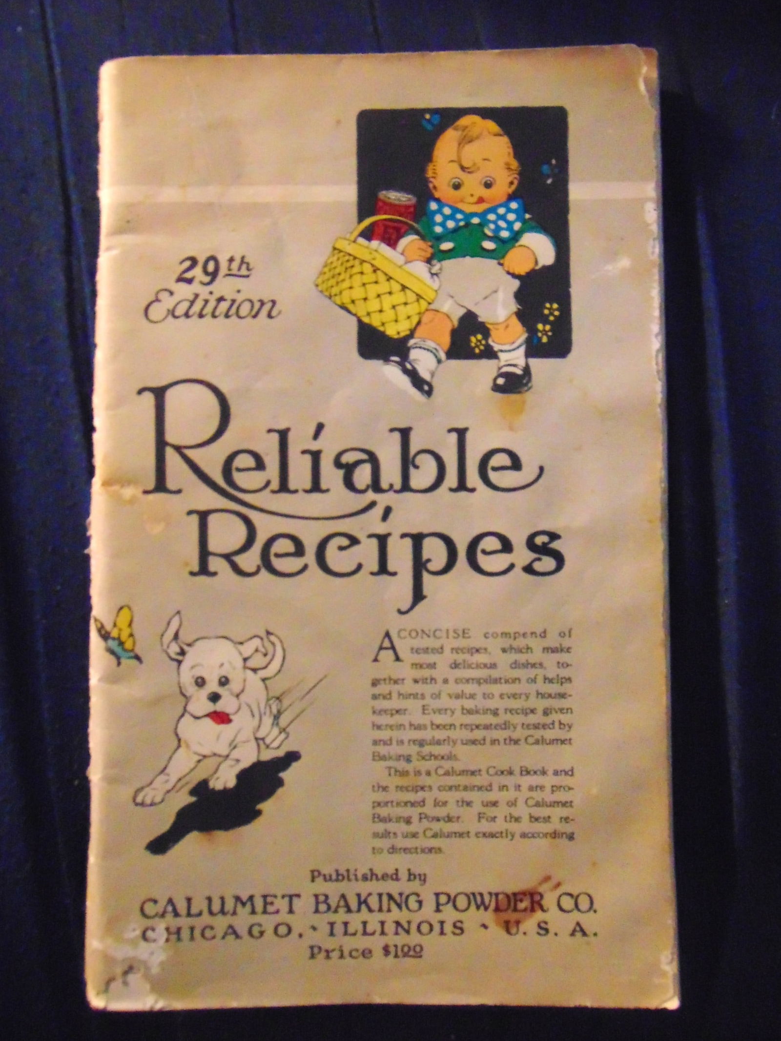 Reliable Recipes - Calumet Baking Powder (1 of 1)