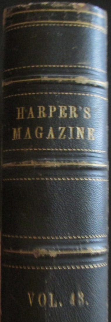 Harper's New Monthly Magazine XLIII - 1871: Harper's New Monthly Magazine XLIII June to November 1871. Illustrations: B/W wood engravings Dated: 1871 Publisher: Harper Brothers Edition: