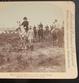 Major General Mills and Staff At The Front