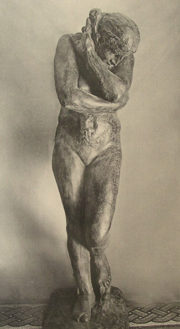 Eve - Rodin: Eve - Rodin This gravure is from Art Francais - Exposition d'Art decoratif ontemporain 1800 - 1885. Organisee par Madame la Cometesse Greffulhe, Presidente. Comes with copy of