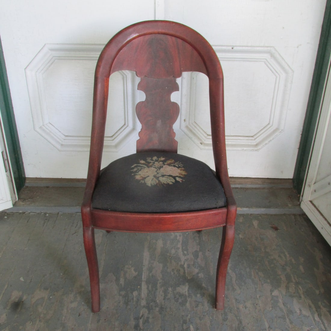 American Empire Side Chair: American Empire Side Chair Provenance: Hill House Notes & Literature: From Chair Collection found in Attic.
