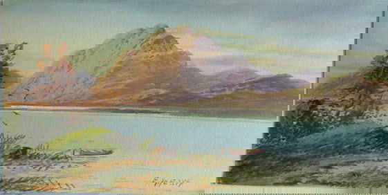 Scotland Mountain Lake- Edwin Earp (1851-1945)