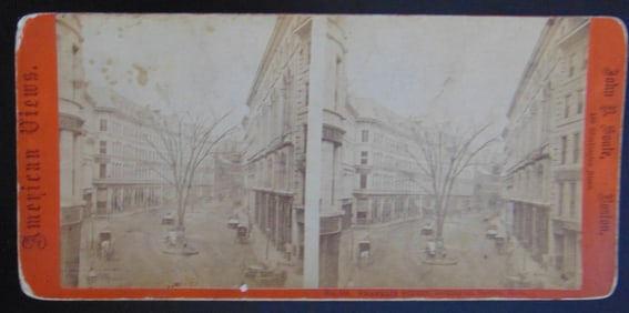 Franklin Street Looking Up - Boston Massachusetts