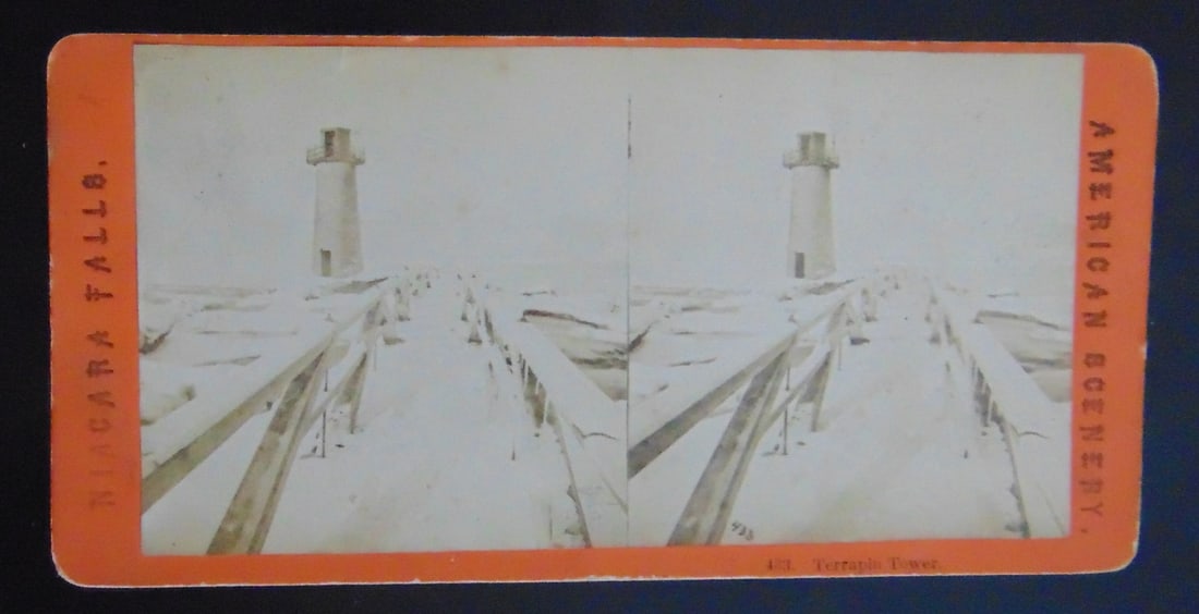 Terrapin Tower - Niagara Falls: Terrapin Tower - Niagara Falls Terrapin Tower is a historic tower that once stood at Niagara Falls, and it was a popular subject for stereoviews during the late 19th and early 2