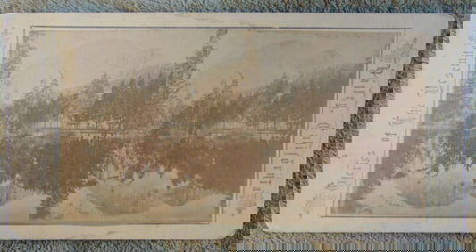 Yosemite - South Dome - California Stereoview