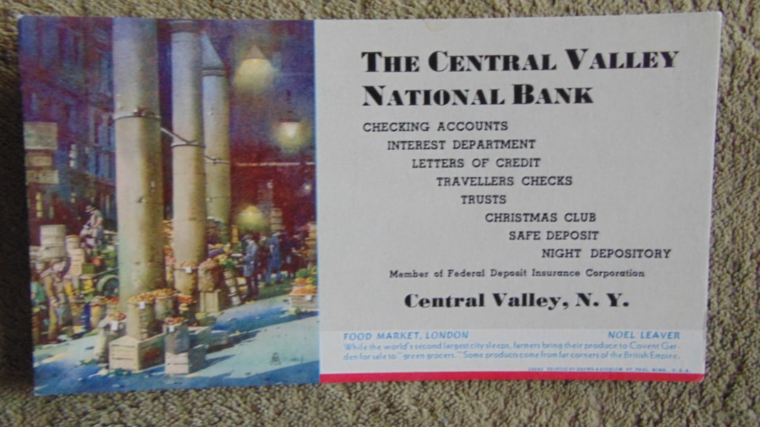 Noel Leaver Blotters - Lot of 5: Noel Leaver Blotters - Lot of 5 Dairy Farm, Denmark - Court of Oranges, Spain - Cathedral in Mexico - Food Market, London - A Gateway in Peiping, China Type: Ink Blott