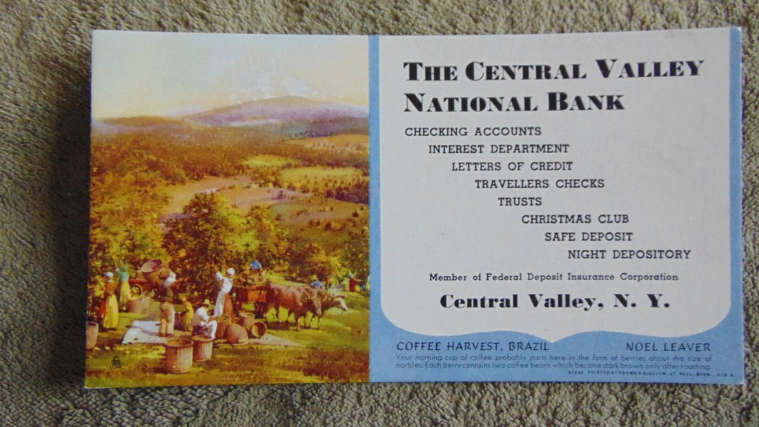 Noel Leaver Blotters - Lot of 5: Noel Leaver Blotters - Lot of 5 Concert Hall, Sweden - Christmas Steps, Bristol - Cathedral in France - Clervaux Chateau, Luxembourgh - Coffee Harvest, Brazil Type: In