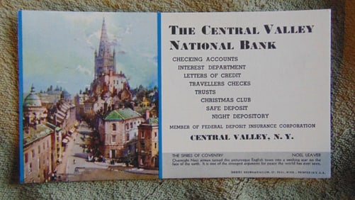 The Spires of Coventry - Noel Leaver Blotter