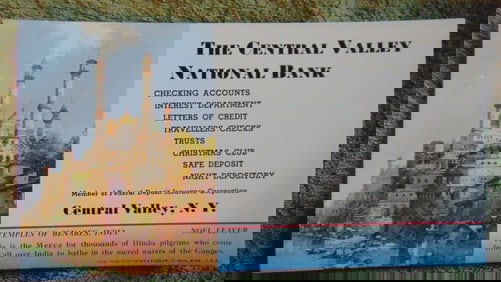 Temples of Benares, India - Noel Leaver Blotter