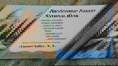 Tai Mahal India - Noel Leaver Blotter