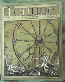 Fortune Magazine Cover February 1930 Vol. 1 No. 1
