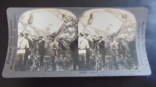 Zepplin Wrecked and Burned