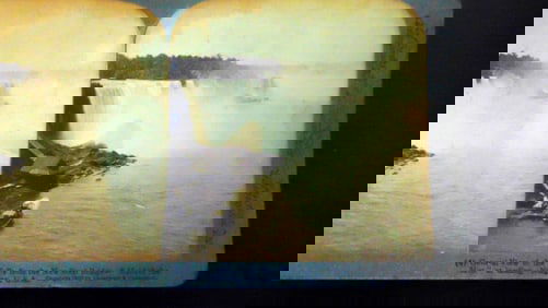 View of Niagara Falls From the New Steel Bridge