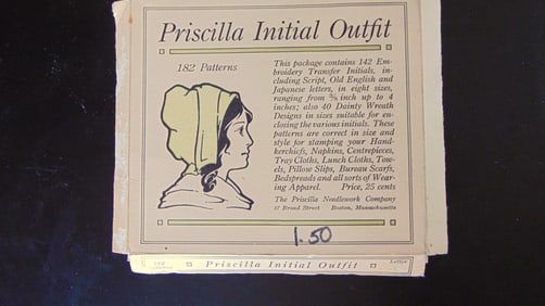 Priscilla Initial Outfit - 182 Patterns