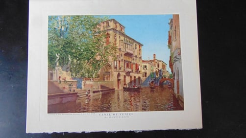 Canal of Venice - Joseph Wagenheim Holiday Card