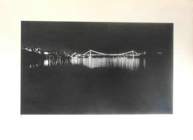 George Washington Bridge Night Lights