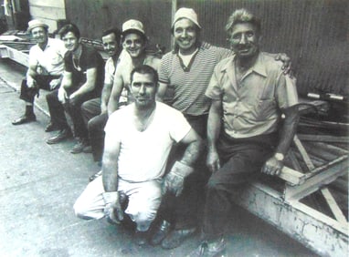 Dock Stevedores On The Hudson