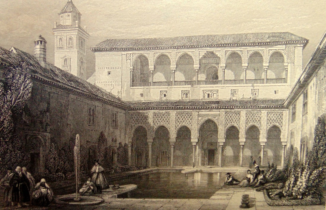 The Court of Alberca - David Roberts (1 of 3)