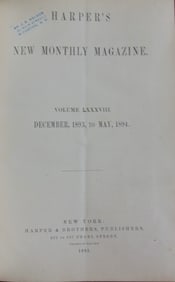 Harper's Monthly 1893 to 1894