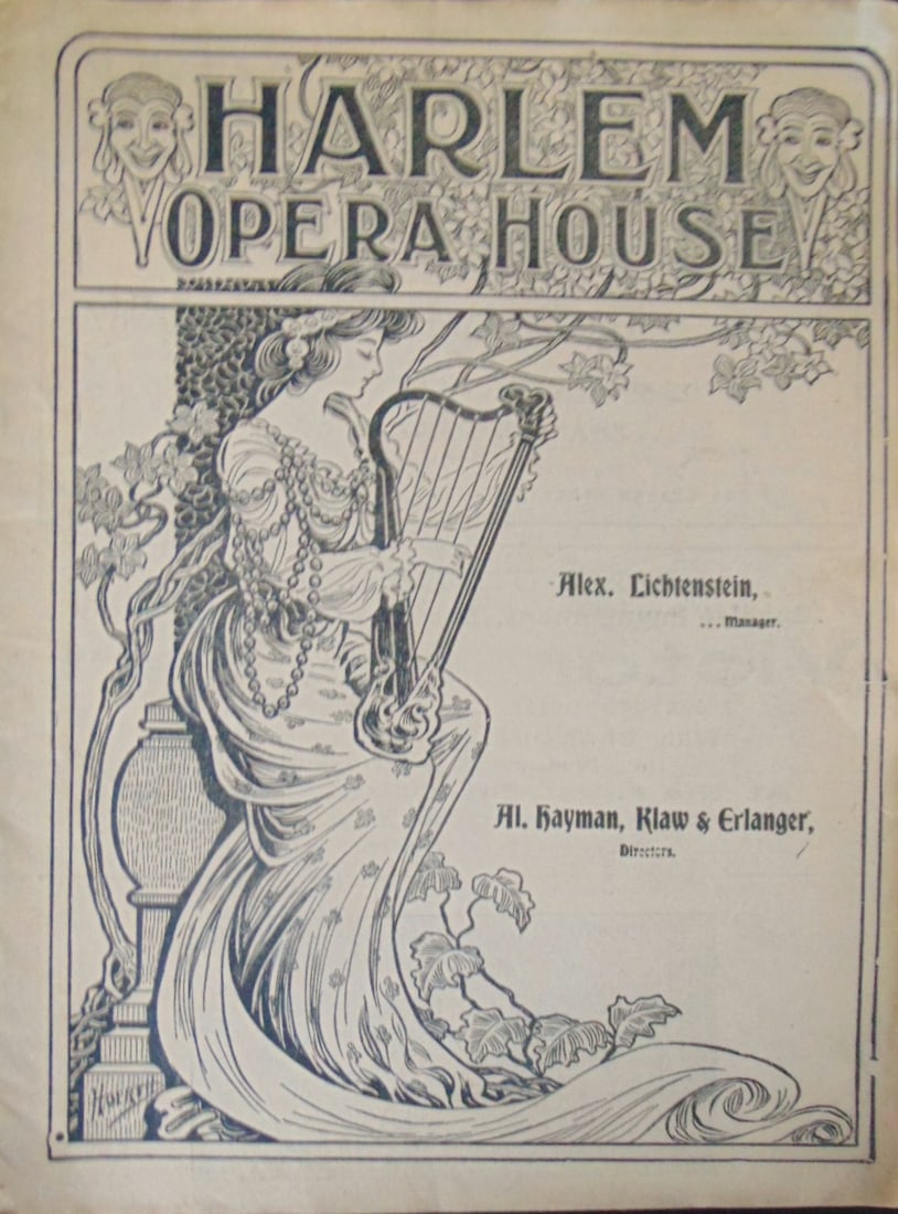 Harlem Opera House 1905 Vaudeville (1 of 3)