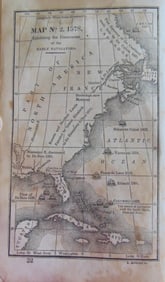 Map Exhibiting Discoveries of Early Navigators