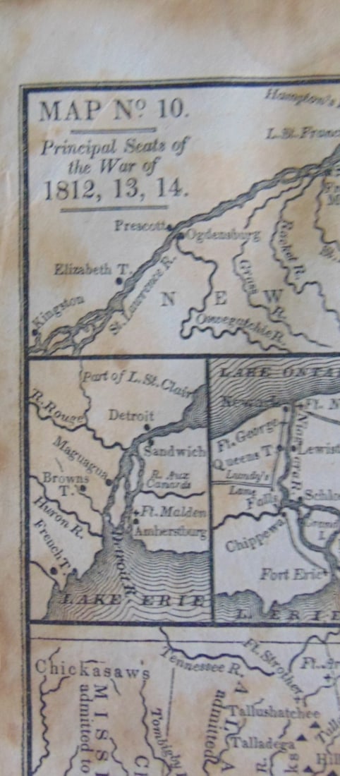 Map of War of 1812, 1813, 1814 - 2