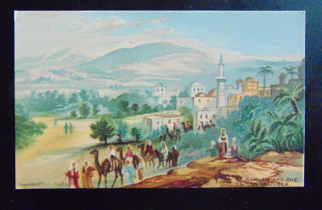 Ramleh & The Hills of Judea - 1875 - Prang: Ramleh & The Hills of Judea - 1875 - Prang The Judean Hills, a region encompassing Jerusalem and its surroundings, are frequently mentioned in the Bible as a setting for key historical events and pro