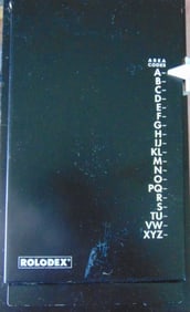 Rolodex Address Flip-top Recorder